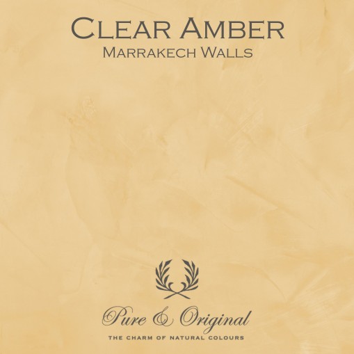 Pure & Original Clear Amber Marrakech Walls